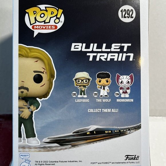 Funko Pop #1292 Chase Exclusive “Ladybug” Bullet Train Mib Free Protector! Misb - Picture 3 of 4